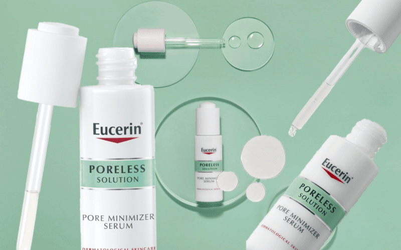 Eucerin Poreless Serum là tinh chất chăm sóc da chuyên sâu giúp cải thiện tình trạng mụn đầu đen