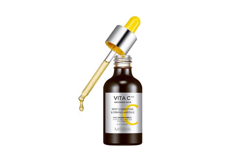 Serum trị nám Missha Vita C Plus Spot Correcting & Firming Ampoule vừa giúp làm sáng da vừa cải thiện độ săn chắc của da