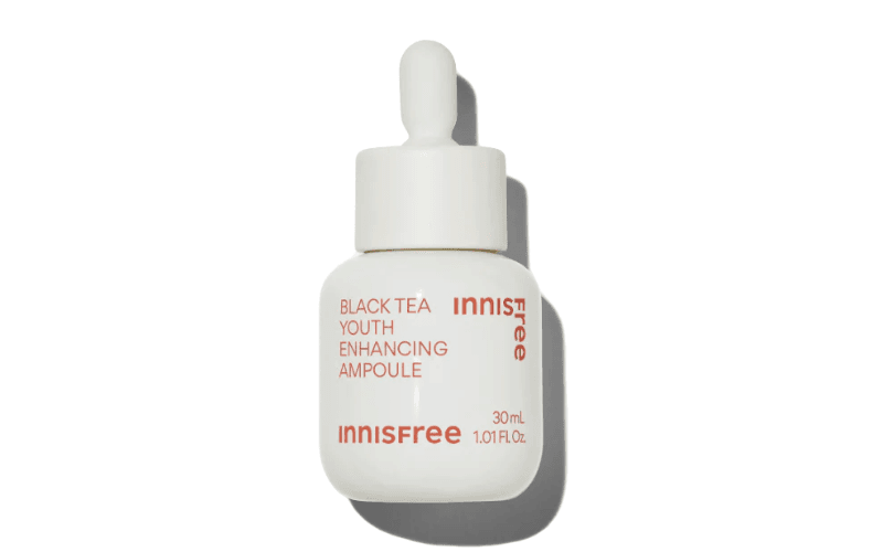 Serum trị thâm mắt Innisfree black Tea Youth Ampoule chiết xuất từ hoa lan đảo Jeju giúp cải thiện độ đàn hồi, giảm thâm và nếp nhăn vùng mắt