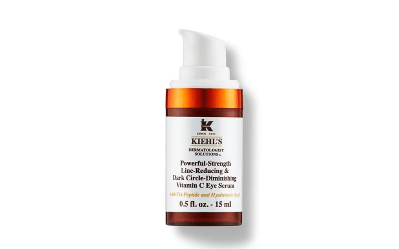 Kiehl’s Powerful-Strength Line-Reducing Eye-Brightening Concentrate giúp vùng da quanh mắt trông rạng rỡ hơn sau thời gian ngắn sử dụng