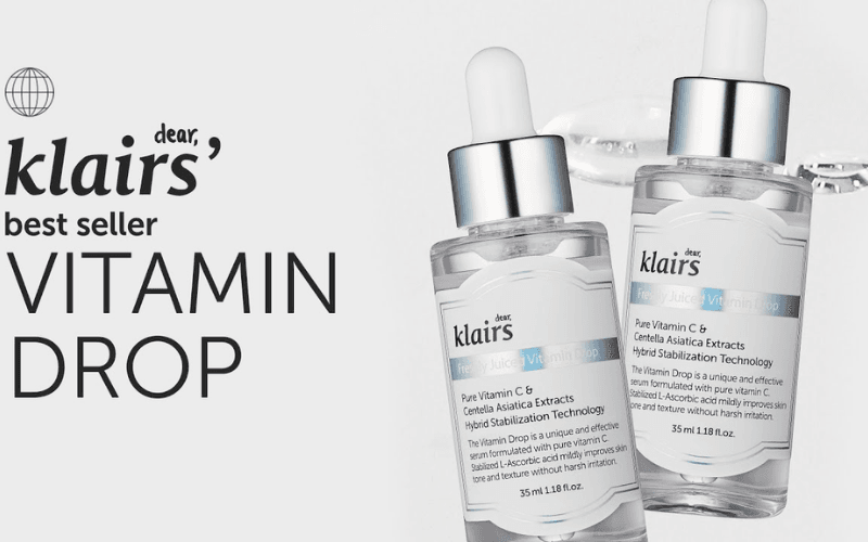 Tinh Chất Klairs Klairs Freshly Juiced Vitamin Drop trị thâm mụn, sáng da cho làn da nhạy cảm