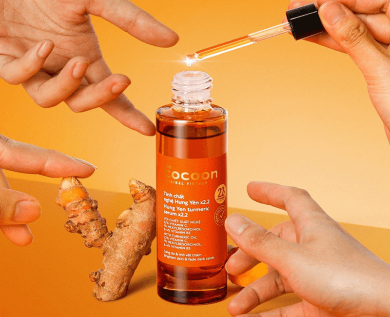 Serum Cocoon Tinh Chất Nghệ Hưng Yên là sản phẩm nội địa được nhiều tín đồ skincare Việt tin dùng