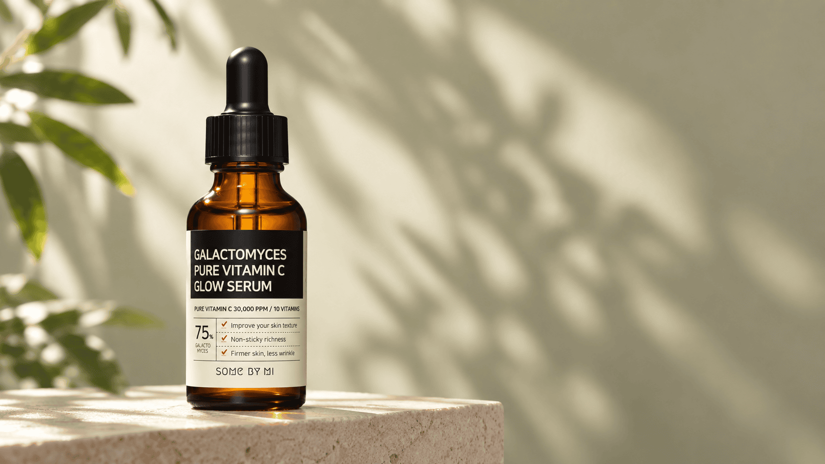 Da khô mới bắt đầu dùng serum vitamin C có thể chọn Some By Mi