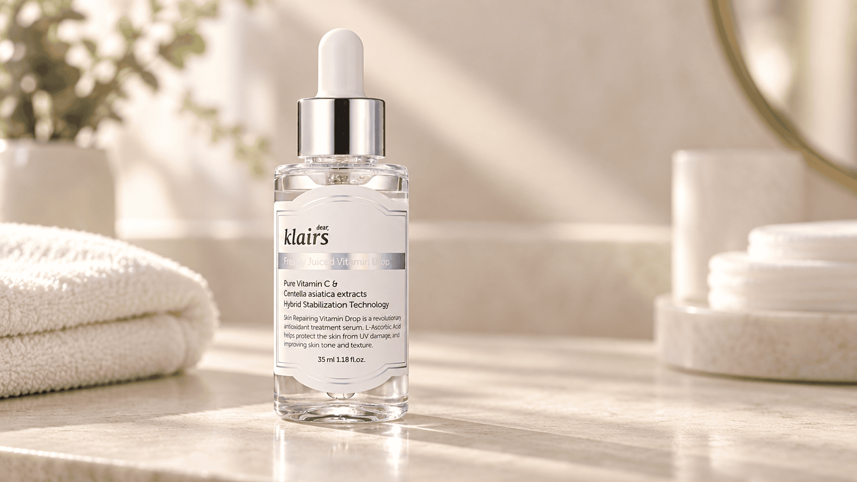 Klairs Freshly Juiced Vitamin Drop phù hợp người mới có da khô