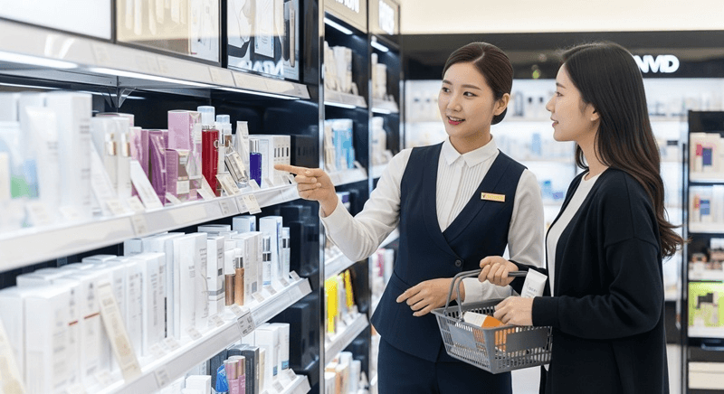 Một điểm cộng lớn của các shop mỹ phẩm Hàn Quốc chuyên nghiệp là đội ngũ nhân viên tư vấn có hiểu biết sâu về sản phẩm