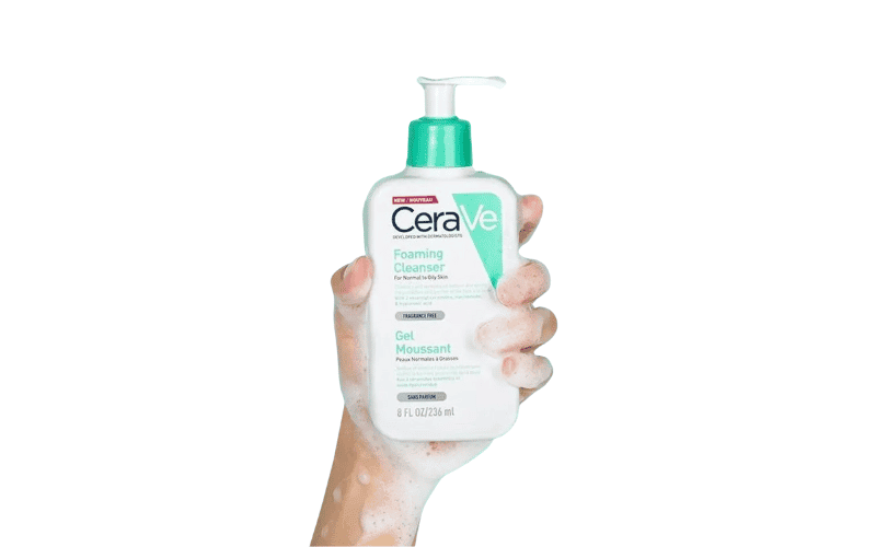 Sữa rửa mặt CeraVe Foaming Cleanser cho da hỗn hợp thiên dầu