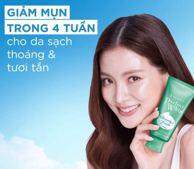 Senka Perfect Whip Acne Care là một giải pháp độc đáo cho những làn da khô có xu hướng nổi mụn