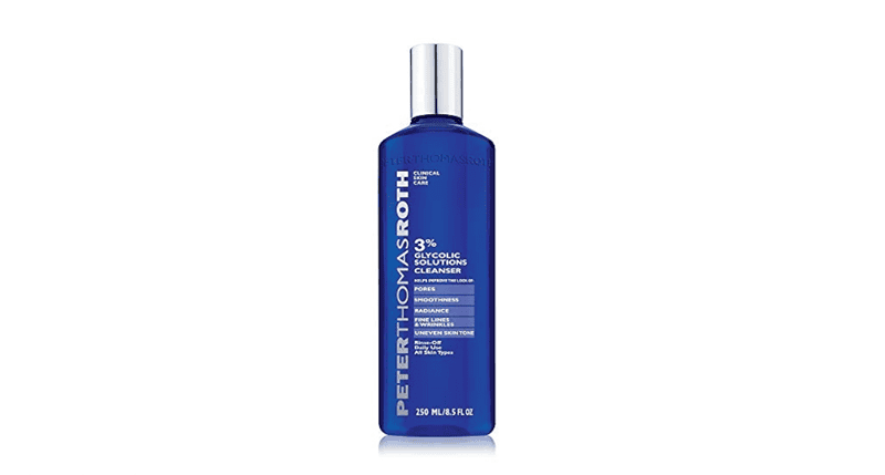 Sản phẩm 3% Glycolic Solutions Cleanser của thương hiệu Peter Thomas Roth là một sữa rửa mặt dịu nhẹ nhưng hiệu quả, được phát triển để làm sạch và tái tạo da
