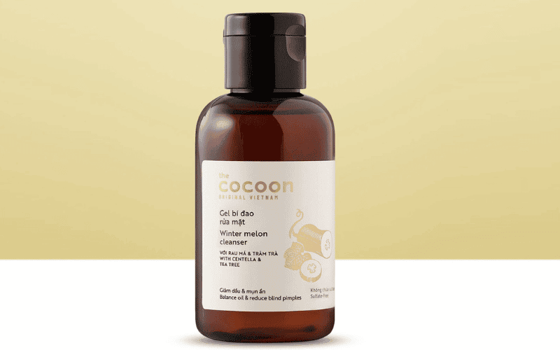 Gel rửa mặt Cocoon bí đao dưới 200k cho da dầu mụn nhạy cảm