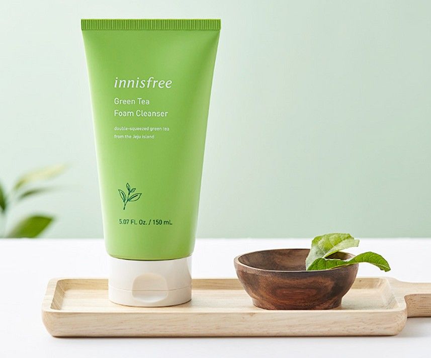 Innisfree Green Tea Foam Cleanser chứa hàm lượng axit amin cực dồi dào