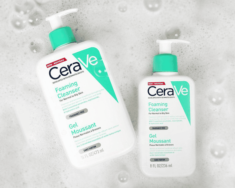 CeraVe Foaming Cleanser là dòng sữa rửa mặt nổi tiếng của thương hiệu CeraVe, được nghiên cứu và phát triển cùng các bác sĩ da liễu