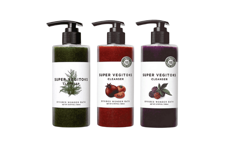 Sữa rửa mặt thiên nhiên Byvibes Wonder Bath Super Vegitoks