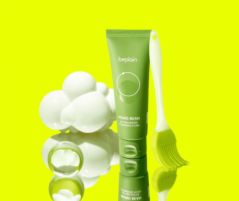 Sản phẩm Beplain Mung Bean pH Balanced Cleansing Foam chinh phục người dùng bằng triết lý làm sạch dịu nhẹ