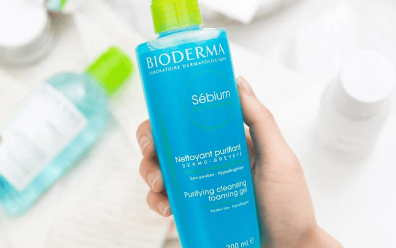 Gel rửa mặt trị mụn cám Bioderma Sébium Gel Moussant
