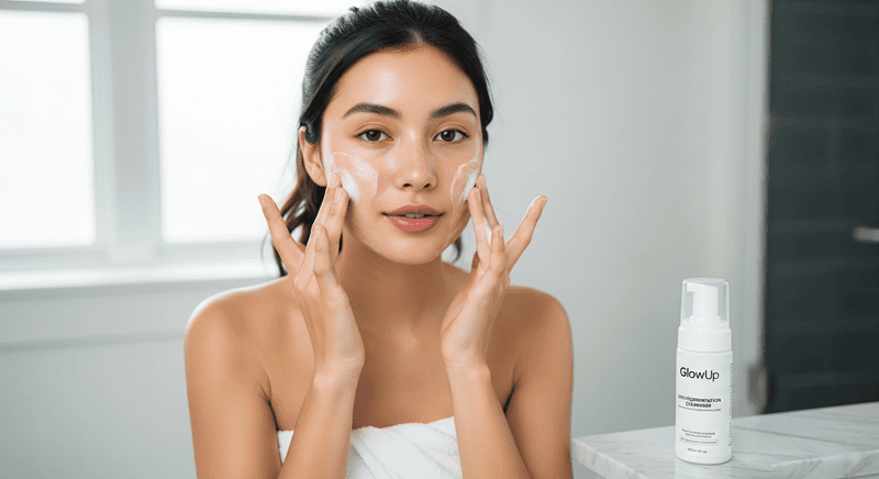 Sữa rửa mặt không thể tự trị dứt điểm nám, nhưng nó lại đóng vai trò hỗ trợ quan trọng trong toàn bộ quy trình chăm sóc da