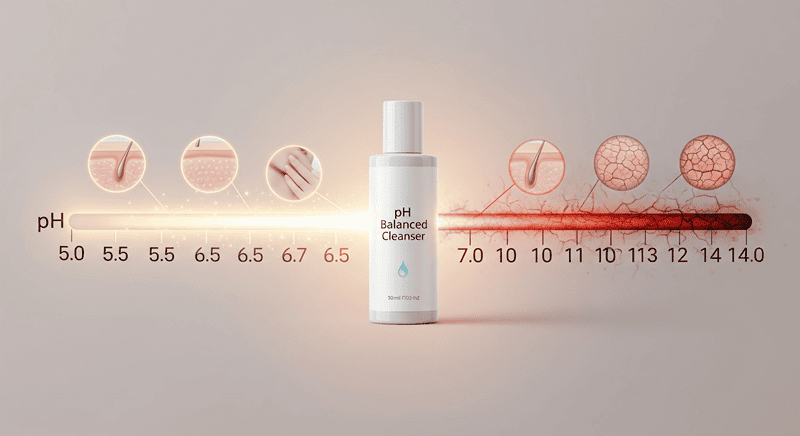 Độ pH của sữa rửa mặt là yếu tố then chốt quyết định đến sức khỏe của hàng rào bảo vệ da