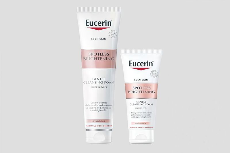  Eucerin Spotless Brightening Cleansing Foam tích hợp thành phần B-Resorcinol có khả năng tác động đến gốc rễ hình thành sắc tố