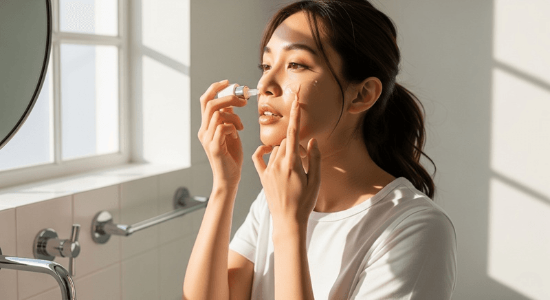 Bạn nên chờ khoảng 1 đến 5 phút sau khi thoa serum rồi mới thoa kem chống nắng