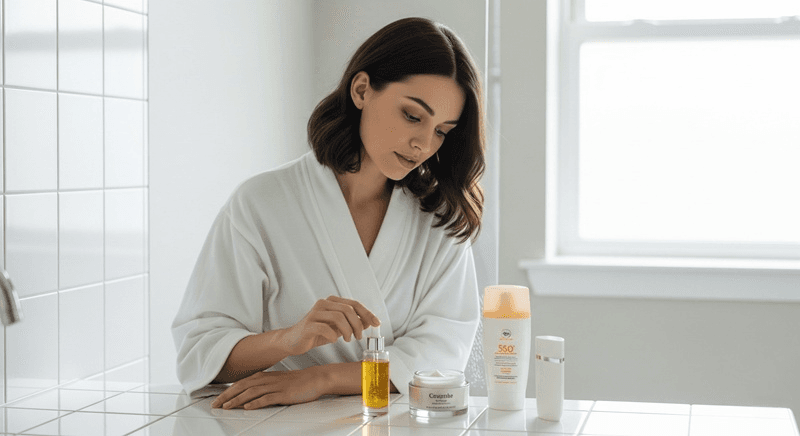 Đối với da khô, da thường hoặc da thiếu nước, bạn nên giữ lại bước kem dưỡng