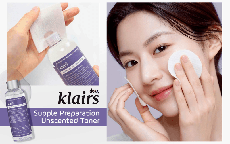 Toner cho bà bầu Klairs Supple Preparation Unscented Toner là lựa chọn hoàn hảo cho mẹ bầu yêu thích các sản phẩm tối giản, an toàn tuyệt đối