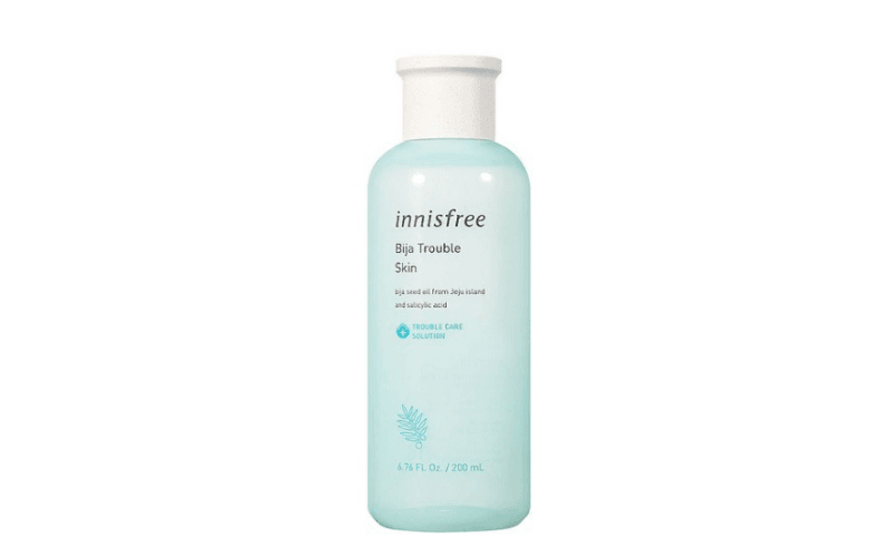 Innisfree Bija Trouble Skin Toner là dòng toner dành riêng cho da dầu mụn từ thương hiệu thiên nhiên nổi tiếng Innisfree