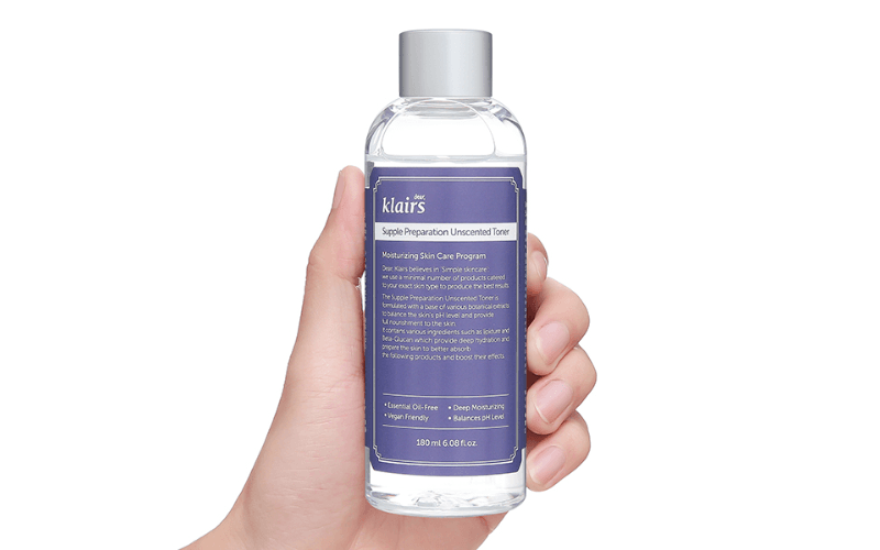 Toner Klairs Supple Preparation Unscented cực kỳ lý tưởng cho những làn da nhạy cảm, dễ kích ứng hoặc thiên khô cần cấp ẩm nhẹ nhàng