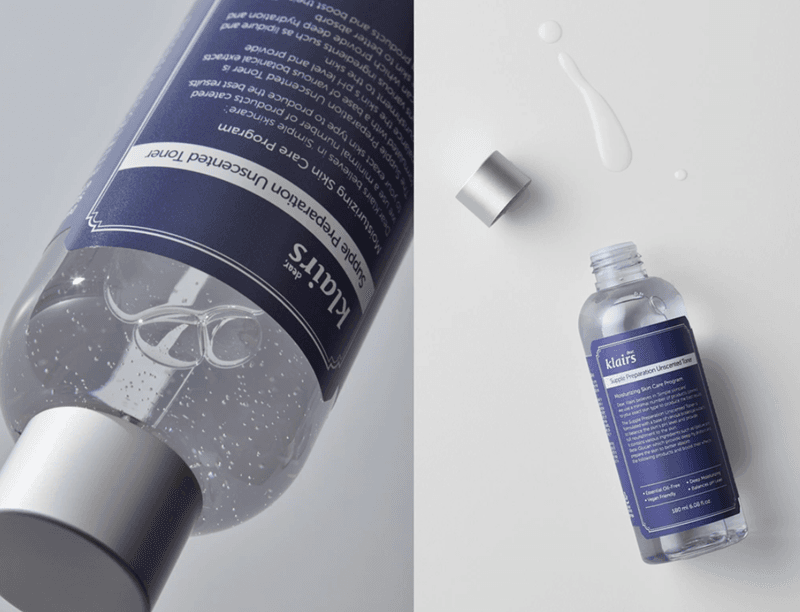 Một trong những sản phẩm toner Hàn Quốc được đánh giá cao về độ dịu nhẹ là Klairs Supple Preparation Unscented Toner