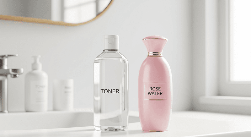 Toner và nước hoa hồng là hai khái niệm hoàn toàn khác biệt về bản chất, nguồn gốc cùng công dụng