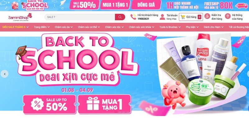 Nếu bạn là tín đồ của mỹ phẩm Hàn Quốc và luôn muốn bắt kịp những trào lưu mới nhất, SammiShop chắc chắn là cái tên bạn không thể bỏ qua