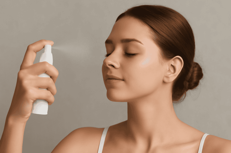 Hoàn tất quy trình chăm sóc da với một lớp xịt khoáng là một cách tuyệt vời để kết thúc, khóa chặt mọi dưỡng chất đã được cung cấp